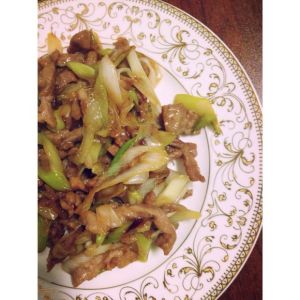 京蔥炒烤鴨絲 京蔥炒烤鴨絲