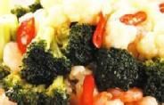 雙色花椰炒蝦仁 雙色花椰炒蝦仁