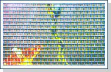藍白鍍鋅鐵窗紗
