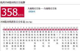 杭州公交358路環線 杭州公交358路環線