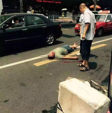 宜昌金橋路段BRT車禍