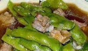 白豆角煮魚肚 白豆角煮魚肚