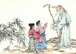 回鄉偶書示意圖