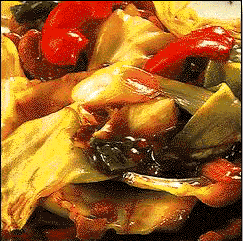 炒包菜心 炒包菜心