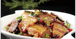 豬血丸子炒臘肉 豬血丸子炒臘肉