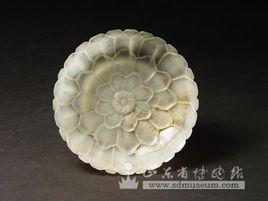 白玉番蓮盤 白玉番蓮盤