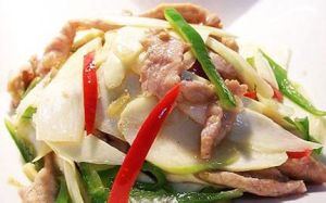 肉片乾燒茭白 肉片乾燒茭白