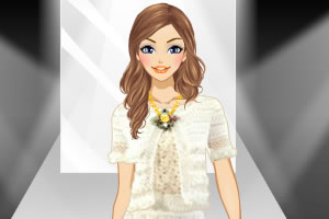 白色連衣長裙2 白色連衣長裙2