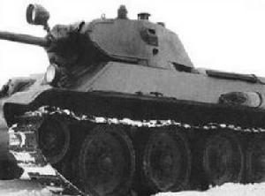 第137坦克團的A-34坦克(試驗型號)