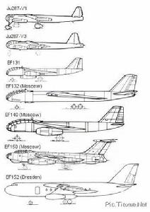 德國JU-287轟炸機