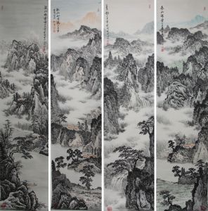 新金陵畫派山水畫家李學明（李小明） 國畫