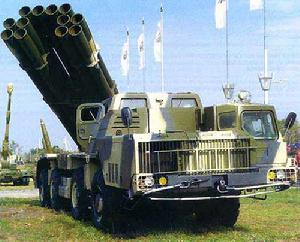 俄羅斯BM-30龍捲風式火箭炮