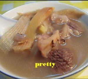 板栗翅肉海螺湯