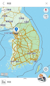 韓國地圖