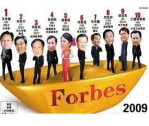 2009福布斯中國名人榜