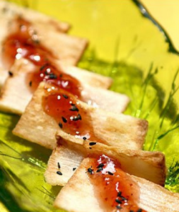 果醬芝麻山藥糕 果醬芝麻山藥糕