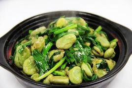 韭菜炒蠶豆 韭菜炒蠶豆