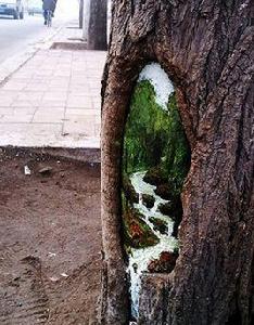 樹洞畫 樹洞畫