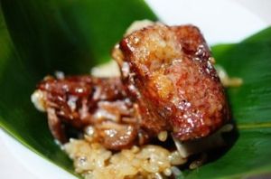 香菇糯米蒸排骨 香菇糯米蒸排骨