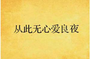 從此無心愛良夜 從此無心愛良夜