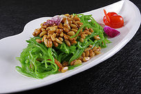 萵筍拌花生米 萵筍拌花生米