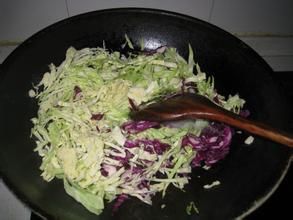 肉片炒雙色甘藍 肉片炒雙色甘藍