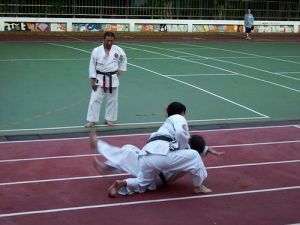 日本空手道教練 之實戰