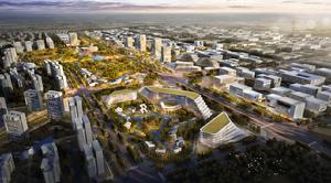 彭山產業新城示意圖