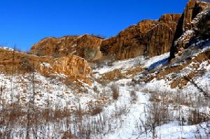 四平山門白堊紀流紋岩柱狀節理