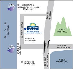 廈門福佑戴斯大酒店 地圖