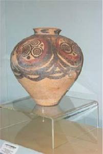 馬家窯文化彩陶圓圈紋壺 馬家窯文化彩陶圓圈紋壺