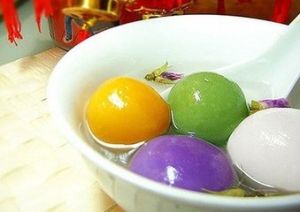 彩色湯圓 彩色湯圓