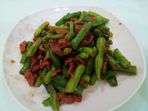 四季豆炒肉 四季豆炒肉
