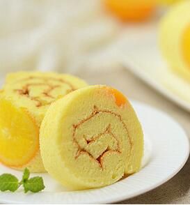 香橙戚風卷 香橙戚風卷