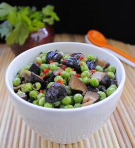 香菇碗豆 香菇碗豆