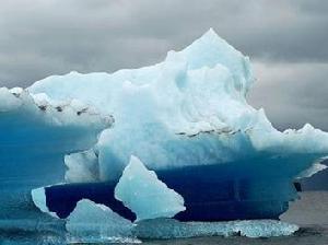 阿拉斯加州藍色冰川