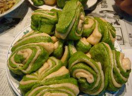 五彩小花捲 五彩小花捲