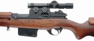（圖）FN-49步槍安裝瞄準鏡的方式