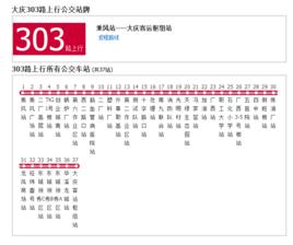 大慶公交303路 大慶公交303路