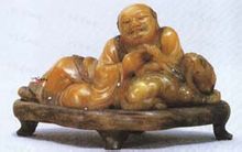 田黃石羅漢像 田黃石羅漢像