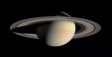 在陽光照射下，B環是土星環中最明亮的一道