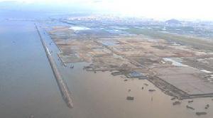 深圳機場的填海工程