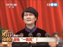 蔡玲教授在政協大會發言