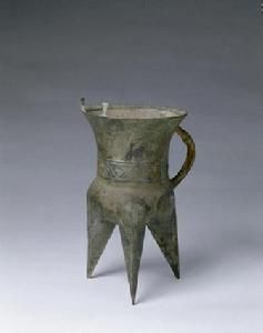 商網紋斝 商網紋斝