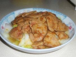 白菜炒豬肝 白菜炒豬肝