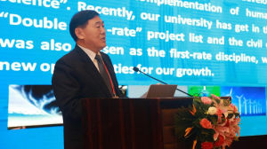 田村幸雄教授發表就職演講