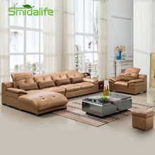 土豪金真皮沙發