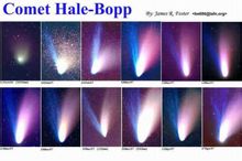 各種海爾·波普彗星圖