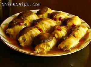 白菜雞肉卷 白菜雞肉卷