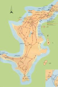 湄洲島旅遊圖